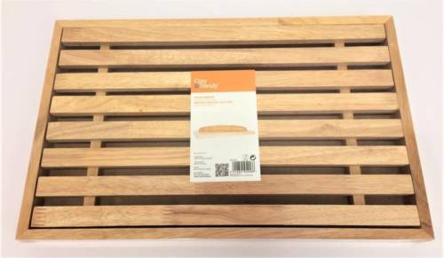 Cosy and Trendy Brood snijplank met kruimel opvangbak 44 cm - Broodplanken/broodsnijplanken keuken accessoires