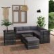 VidaXL 8-delige Loungeset met kussens pallet massief grenenhout