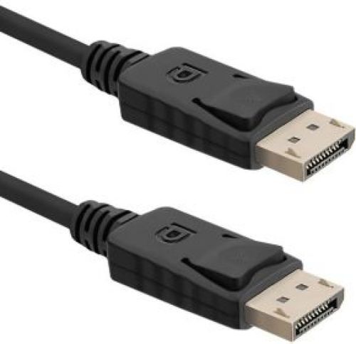 Qoltec 50456 DisplayPort kabel 1,5 m Zwart