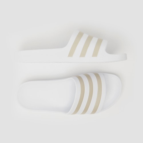 adidas Performance Adilette Aqua slippers wit/goud