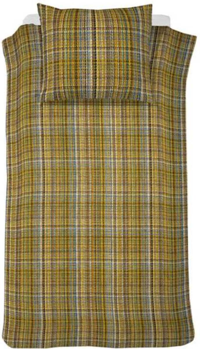 Damai Organic Signore dekbedovertrek - 1-persoons (140x200/220 cm + 1 sloop) - Katoen - Ochre