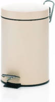 Monaco Pedaal Afvalemmer - 3 liter - Créme - Kela
