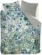 Kardol & Verstraten Kardol Ornate dekbedovertrek - 2-persoons (200x200/220 cm + 2 slopen) - Katoen satijn - Blue Green