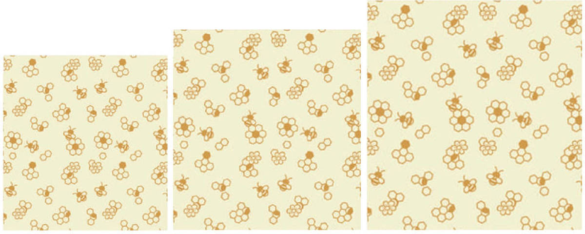 Bee's Wax Bijenwasdoek Honingraat 3 Stuks