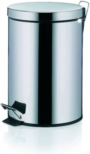 Dusty Pedaal Afvalemmer - 3 liter - Zilver - Kela