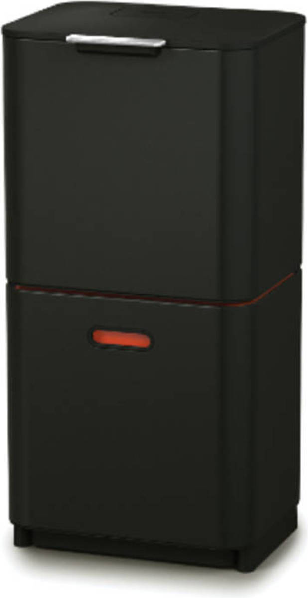 Intelligent Waste Afvalemmer Totem Max 60 liter - Zwart - Joseph Joseph