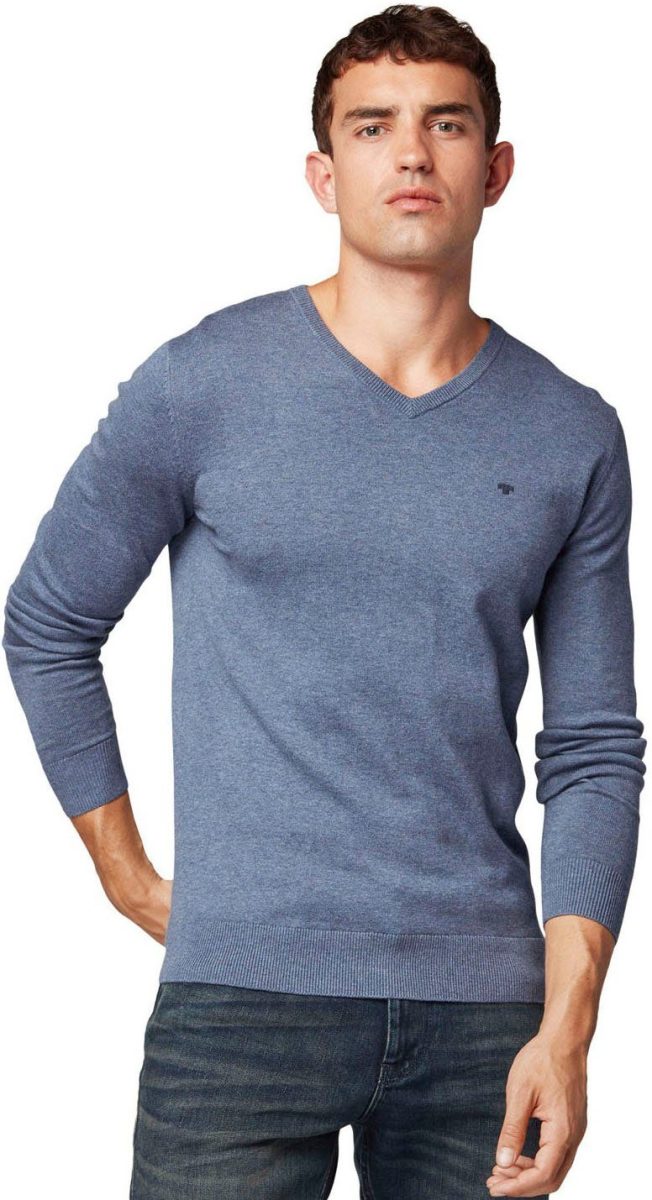 Tom tailor Gebreide trui met geborduurd logo
