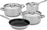 4-delige Pannenset - RVS - Silampos