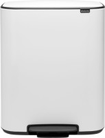 Brabantia Bo Pedal Bin 2 x 30 Liter White