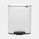 Brabantia Bo Pedal Bin 2 x 30 Liter White