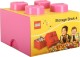 LEGO Brick 4 opbergbox - fuchsia