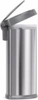 Afvalemmer sensor semi-round met kunststof deksel 45 liter - Simplehuman