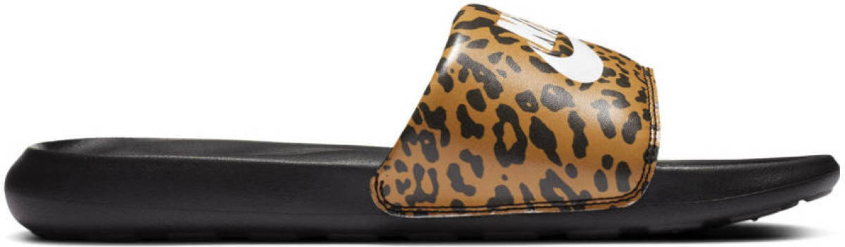 Nike Victori One Slide badslippers camel/zwart