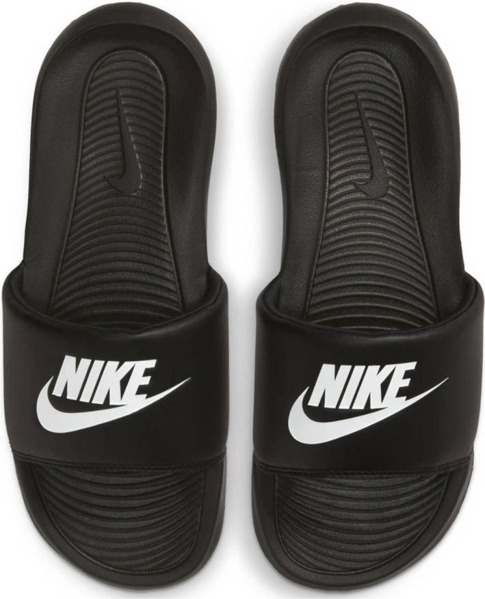 Nike Victori One Slide badslippers zwart/wit