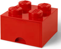 LEGO Brick 4 opberglade - rood
