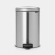 Brabantia newIcon pedaalemmer 20 l - Matt Steel Fingerprint Proof