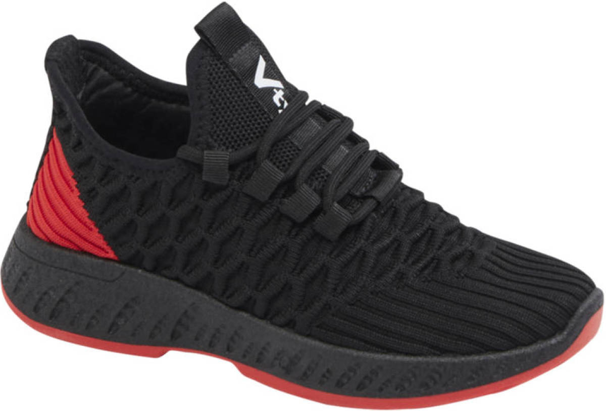 Vty sneakers zwart/rood