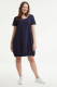 Zizzi jurk JEASY donkerblauw