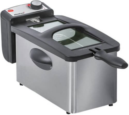 Steba DF180 Friteuse RVS 3 L, koude zone, 2000 Watt