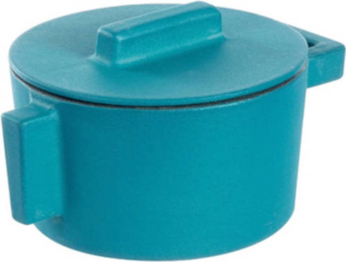 Braadpan Blauw 10 cm incl deksel - Sambonet