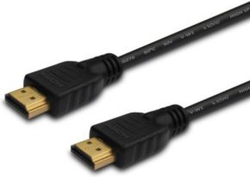 Savio CL-08 HDMI kabel 5 m HDMI Type A (Standaard) Zwart