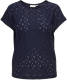 ONLY CARMAKOMA top CARZABBY met open detail donkerblauw