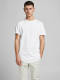Jack & Jones ESSENTIALS T-shirt (set van 3) wit/wit/zwart