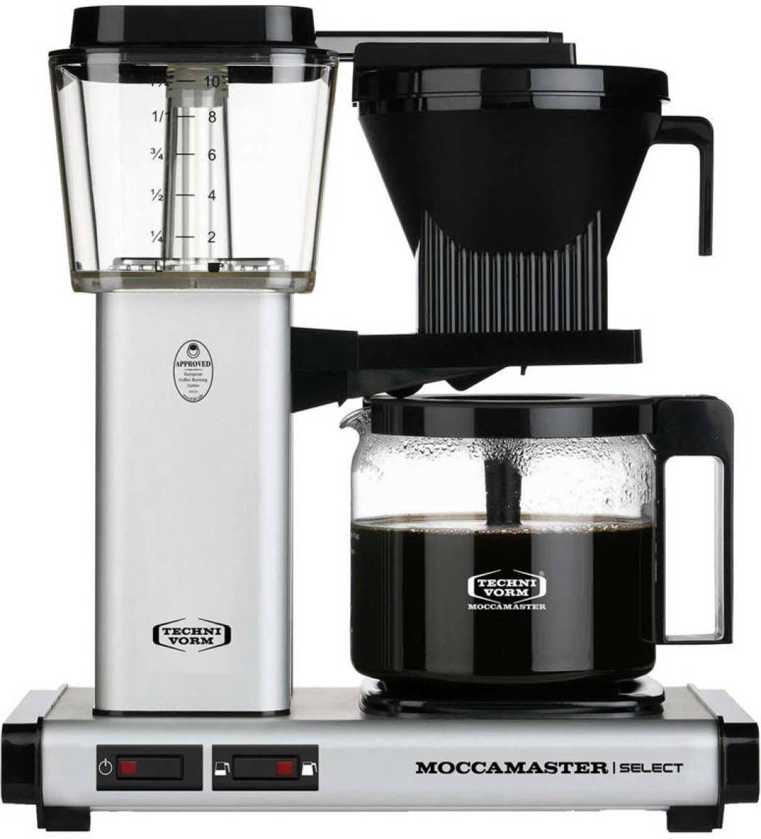 moccamaster KBG Select koffiezetapparaat (mat zilver)