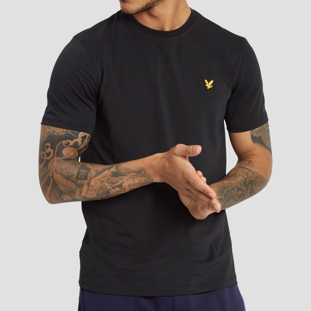 Lyle & Scott T-shirt Martin zwart