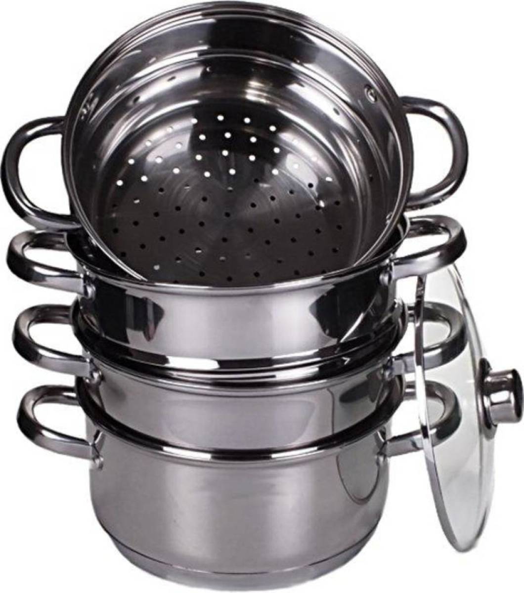 EDENBERG stoompan set - 5 delig - Ø 22 cm - EB-8907