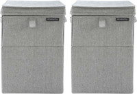 Brabantia wasboxen 35 liter: Duo Pack Grey
