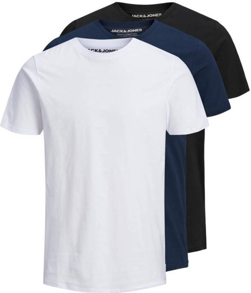 Jack & Jones ESSENTIALS basic T-shirt - (set van 3)