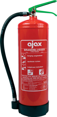 Ajax ES6-n schuimbrandblusser 6 liter
