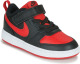 Nike Court Borough Low 2 sneakers zwart/rood
