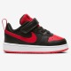 Nike Court Borough Low 2 sneakers zwart/rood