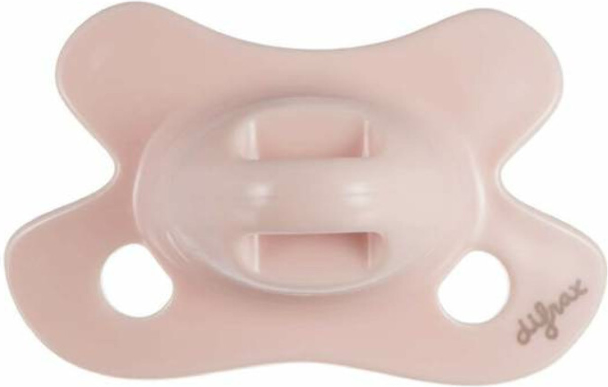 Difrax Fopspeen Uni New Born Roze