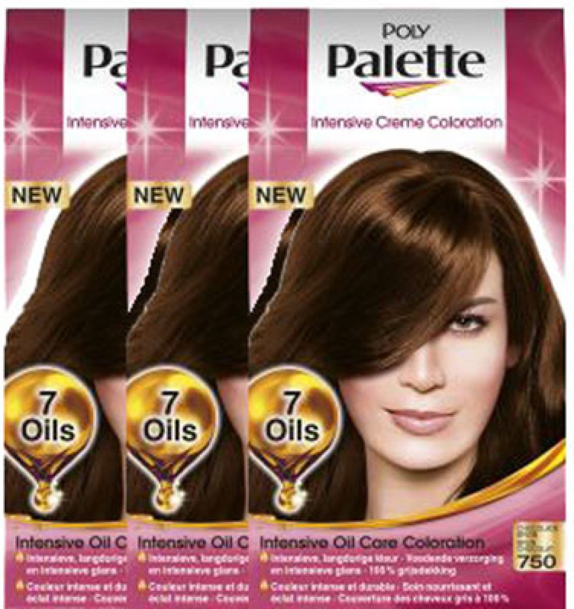 Schwarzkopf Poly Palette 750 Chocoladebruin Voordeelverpakking