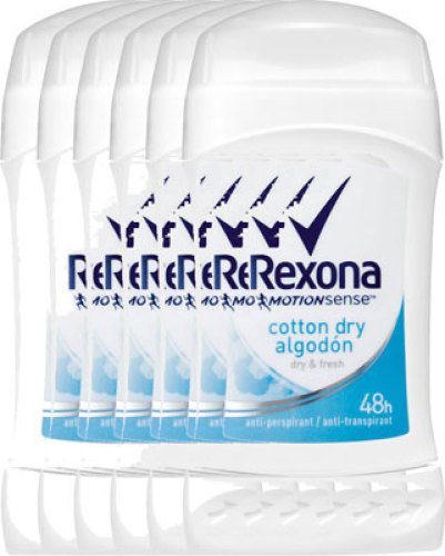 Rexona Deodorant Stick Women Ultra Dry Cotton Voordeelverpakking