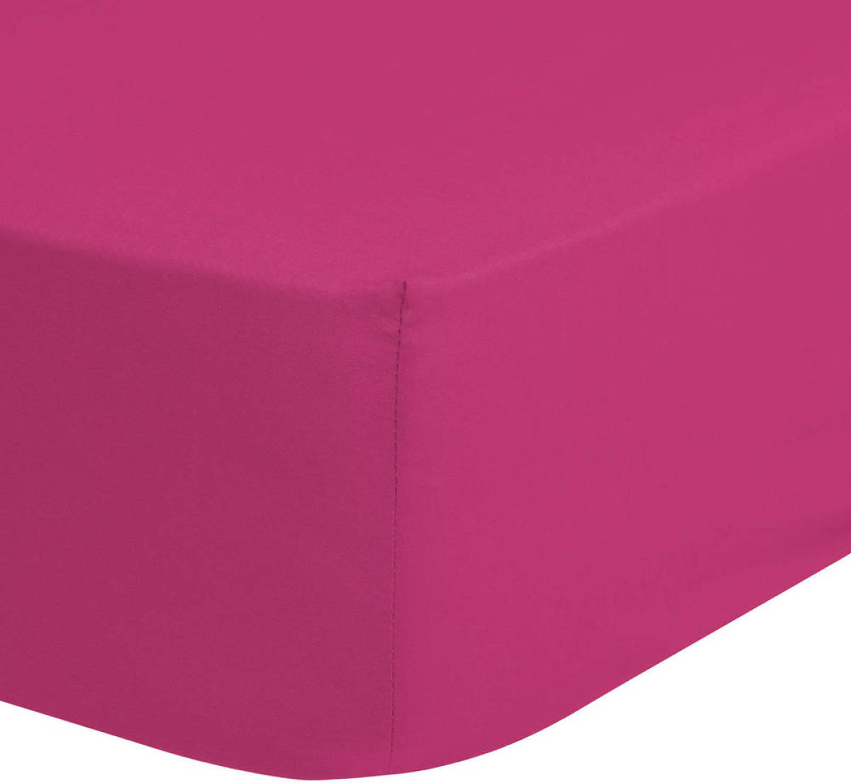 Good Morning katoenen hoeslaken volwassen Roze