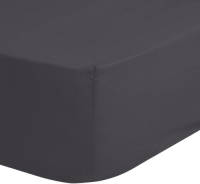 Good Morning katoenen hoeslaken volwassen Grijs