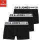 Jack & Jones JUNIOR boxershort - set van 3 zwart
