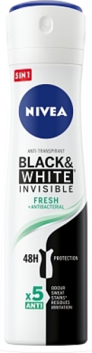 Nivea Deodorant Spray Invisible For Black en White Fresh