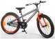 Volare Rocky satin Grey Orange 20' 95% oversized tires kinderfiets Rocky 20 inch