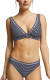 Esprit Women Beach gestreepte bikinitop donkerblauw/wit