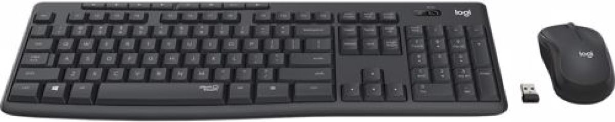 Logitech MK295 Silent Wireless Combo (Zwart)