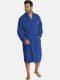 Jan Vanderstorm Plus Size badstof badjas JANNING blauw