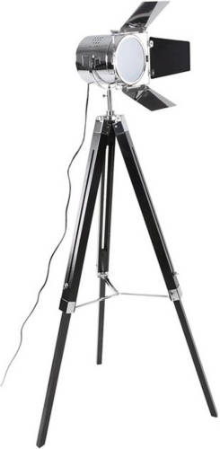 Miadomodo Vloerlamp - Vintage - Zwart - Tripod - In Hoogte Verstelbaar Tot 146 Cm - 60w - Kantelbaar - E27