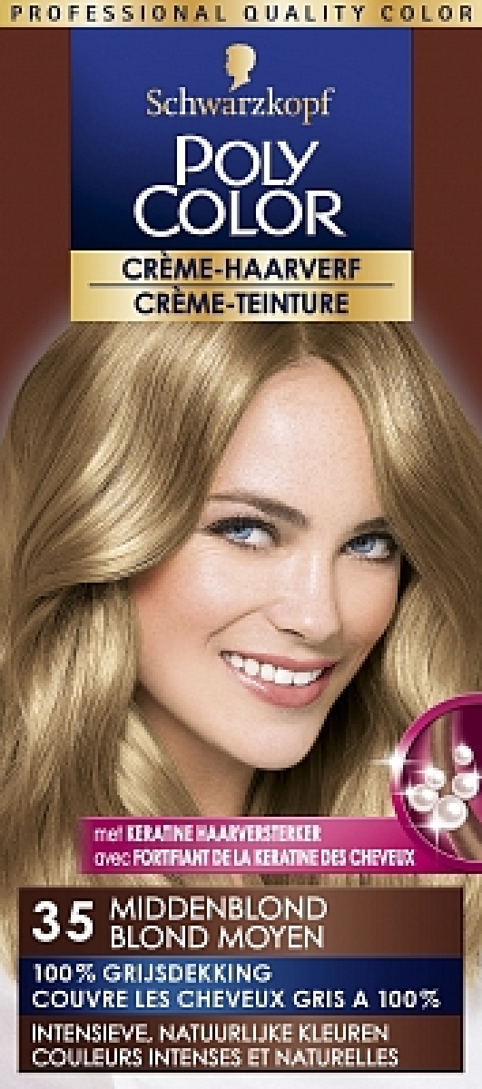 Schwarzkopf Poly Color Haarverf 35 Middelblond