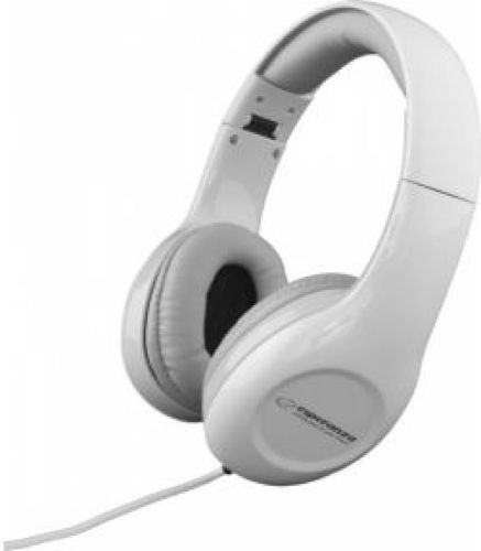 Esperanza EH138W hoofdtelefoon/headset Hoofdtelefoons Hoofdband 3,5mm-connector Wit