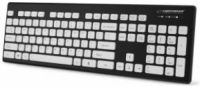 Esperanza EK130K toetsenbord USB QWERTY Brits Engels Zwart, Zilver